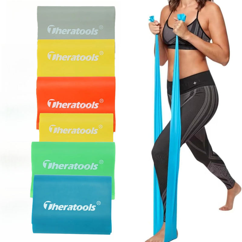 Pilates Yoga Stretching - Faixas de resistência exercício elástico fitness