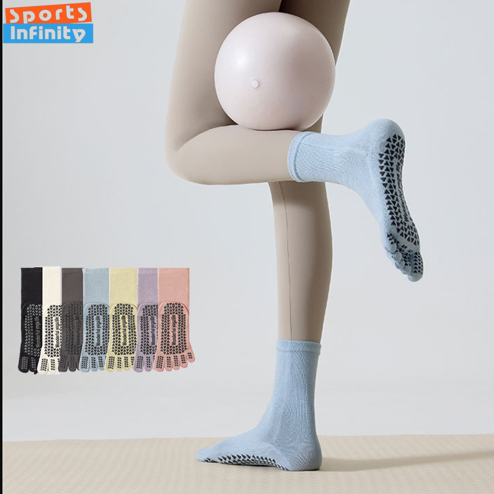 Youtube Yoga Pilates - Moda cinco dedos split toe meias