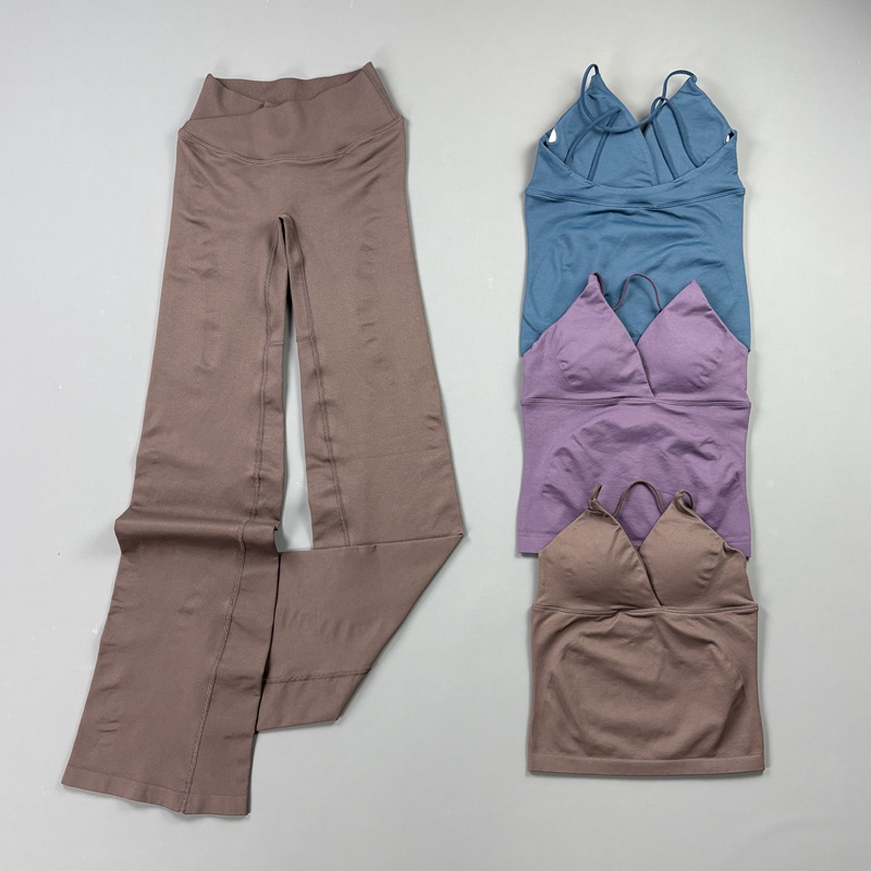 Pilates Yoga Clothes - Conjunto de 2 Peças Feminino Sem