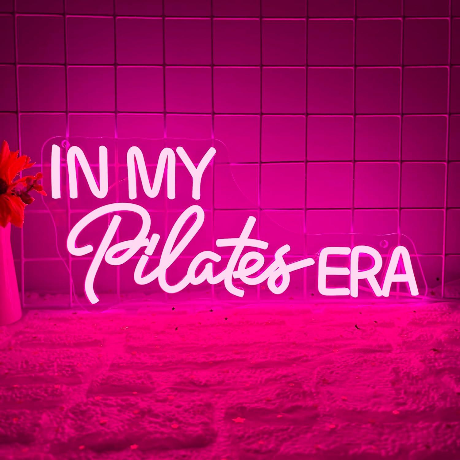 Letreiro Neon 'In My Pilates E - Pilates Yoga Room avaliação e preço