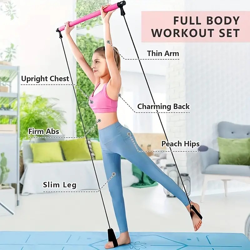 Barra de Pilates Multifunciona - Pilates Yoga Stretching avaliação e preço