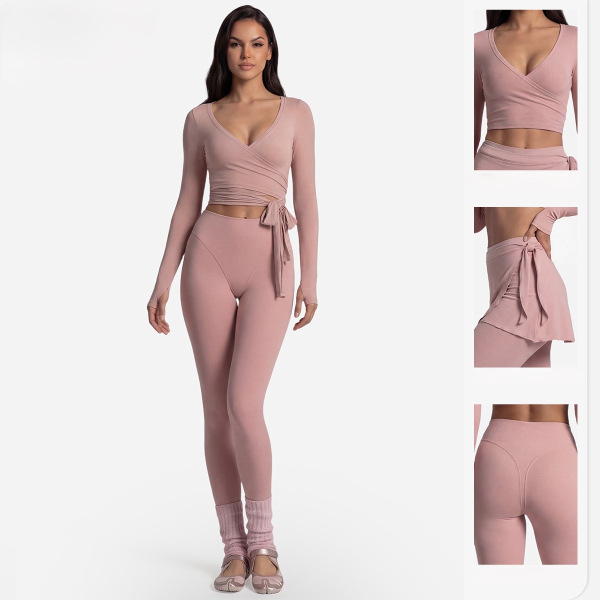 Top de Yoga de Manga Longa com - Pilates Yoga Clothes avaliação e preço