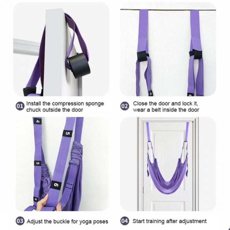 Conjunto de Rede de Yoga Aéreo - Pilates Yoga Stretching avaliação e preço